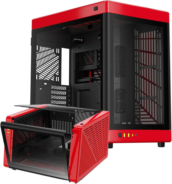 GAMDIAS NESO P1 Full Tower PC Case Red (No Fans Included) - Anigma